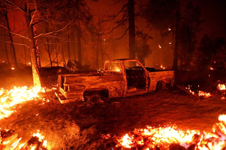 Пожары в Калифорнии