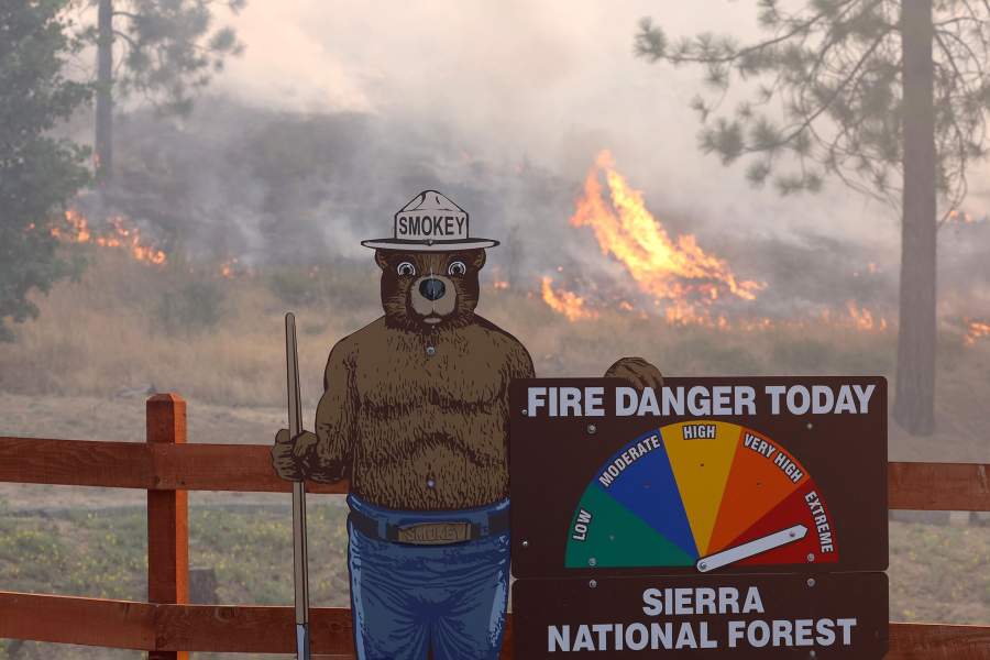 Пожары в Калифорнии