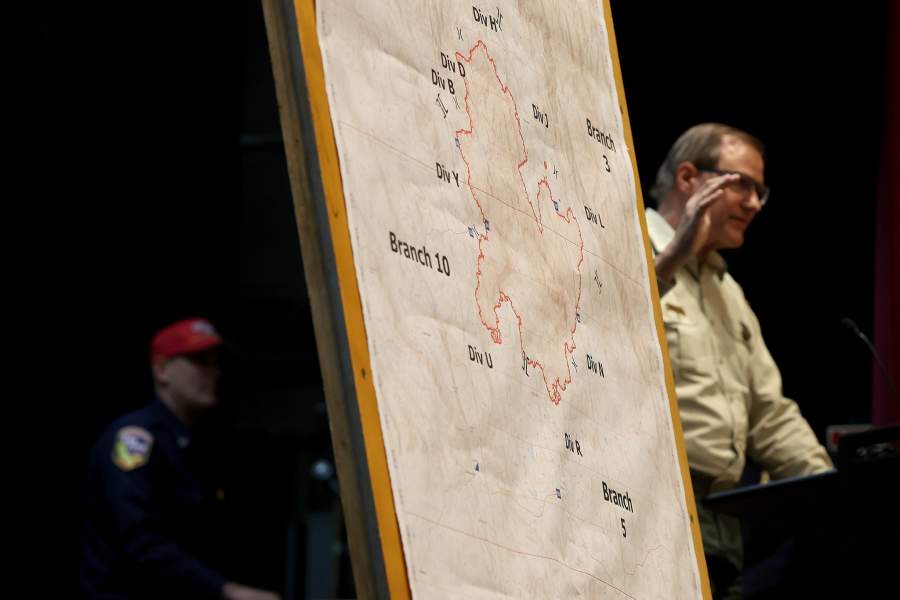 Пожары в Калифорнии