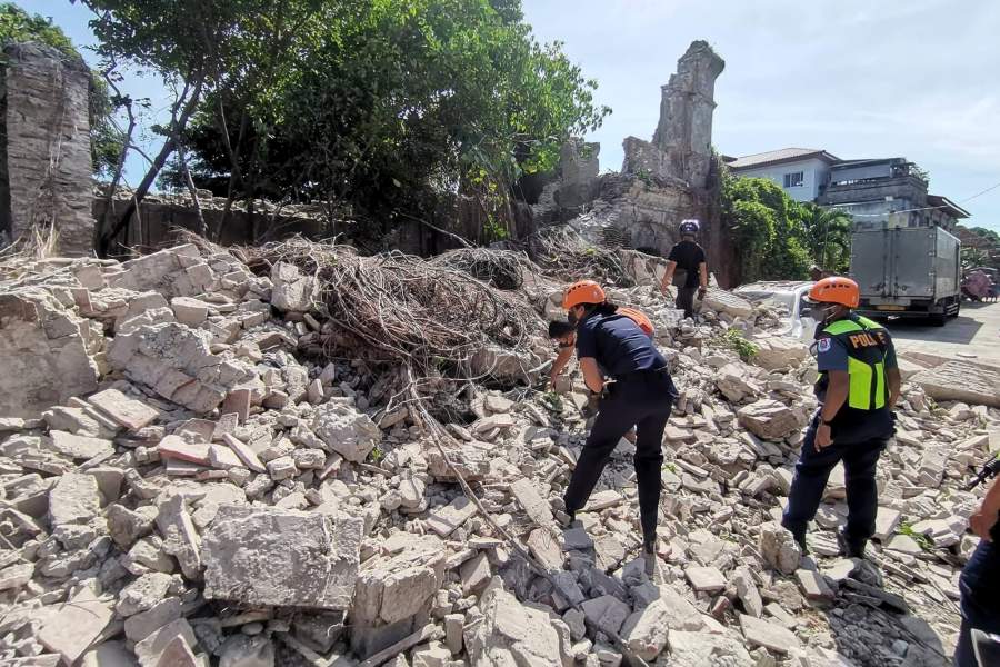 Землетрясение на Филиппинах