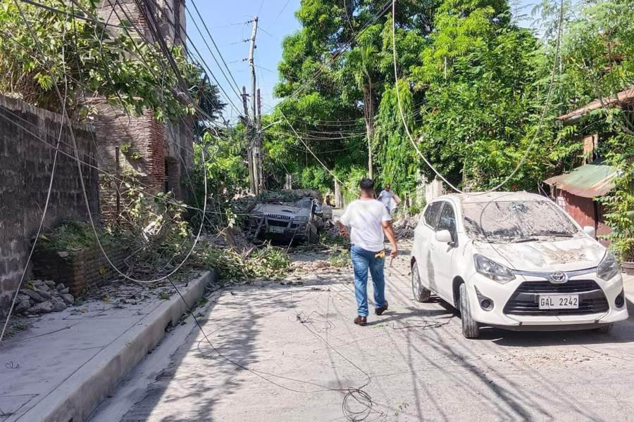 Землетрясение на Филиппинах
