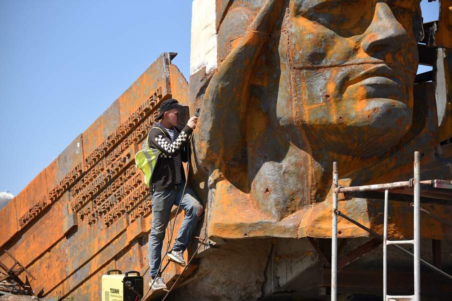 Как восстанавливают мемориал «Саур-Могила» в ДНР