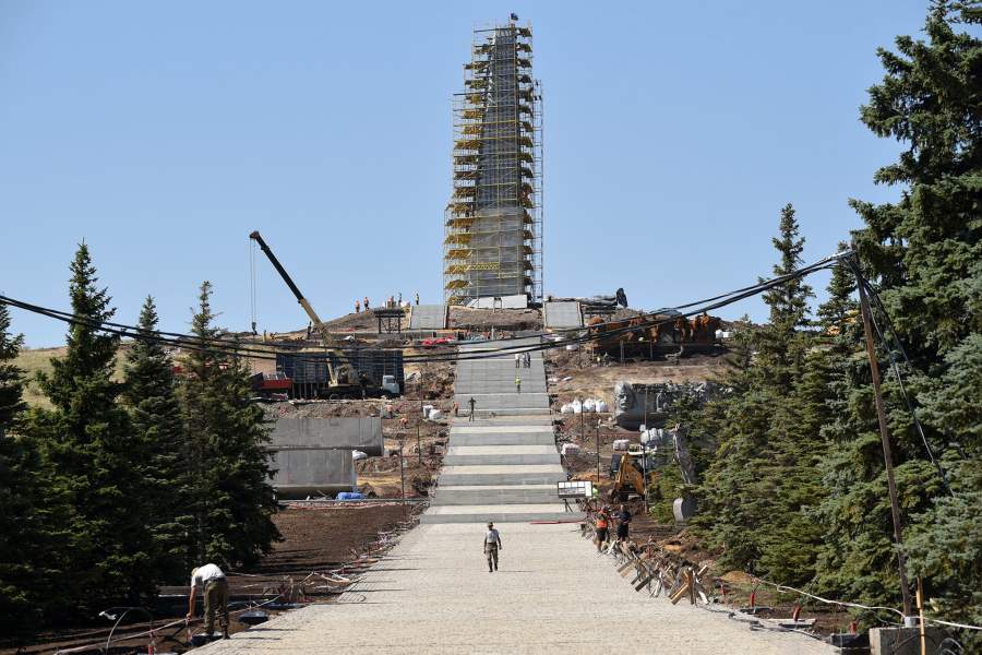 Как восстанавливают мемориал «Саур-Могила» в ДНР