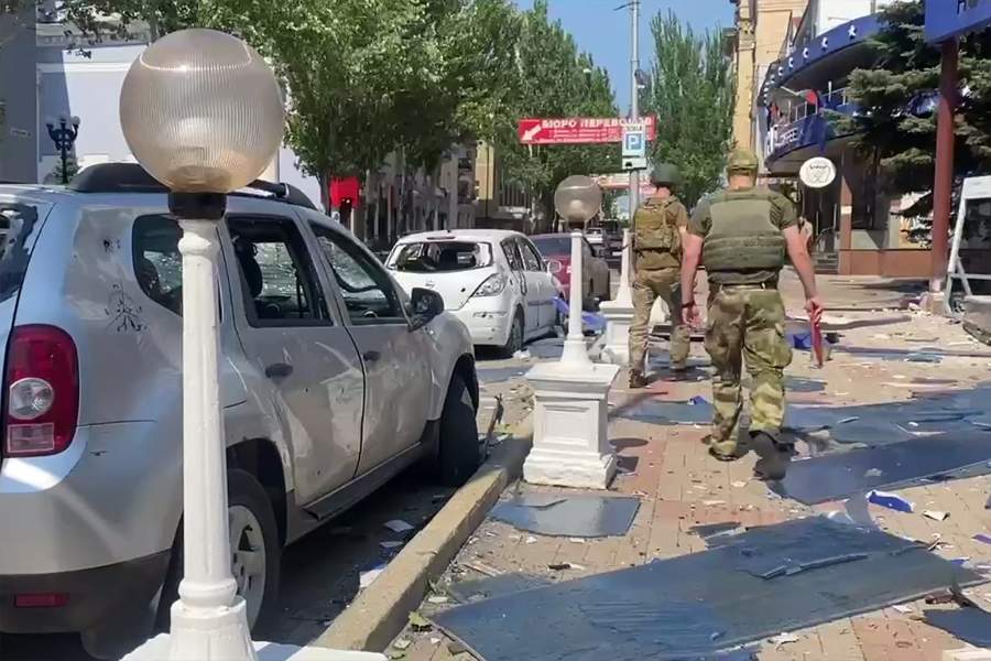 Обстрел Донецка