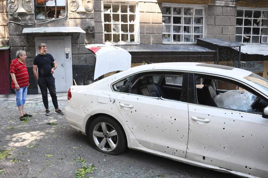 Обстрел Донецка