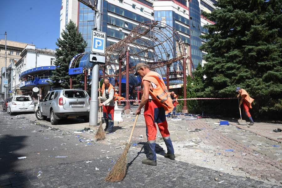 Обстрел Донецка