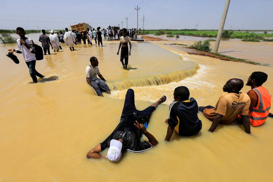 Разрушительные наводнения в Судане