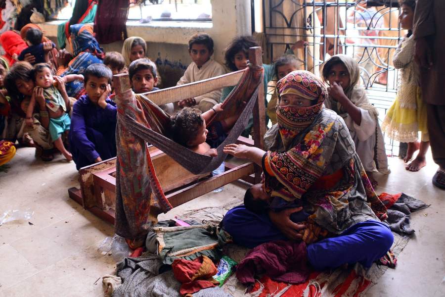 Последствия наводнений в Пакистане