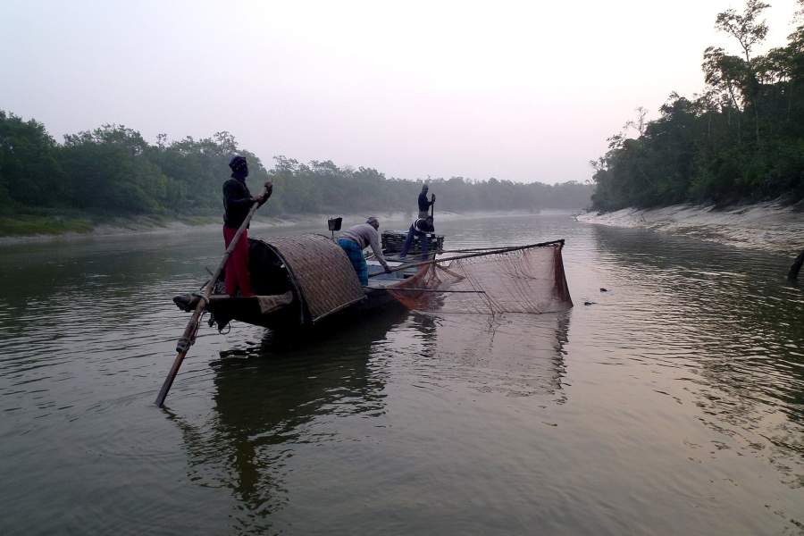 Необычная рыбалка в Бангладеш