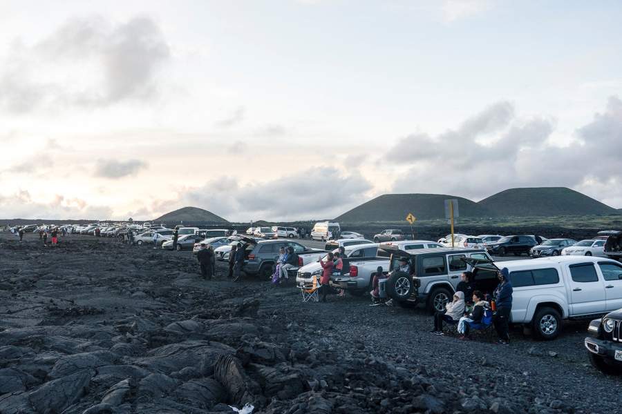Извержение вулкана Мауна-Лоа на Гавайях