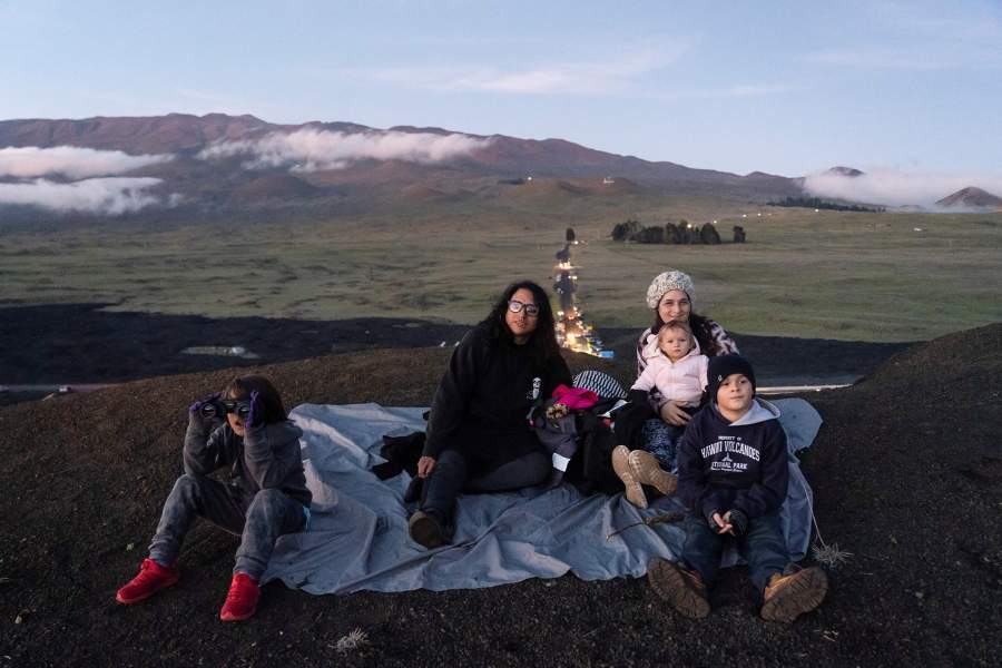 Извержение вулкана Мауна-Лоа на Гавайях