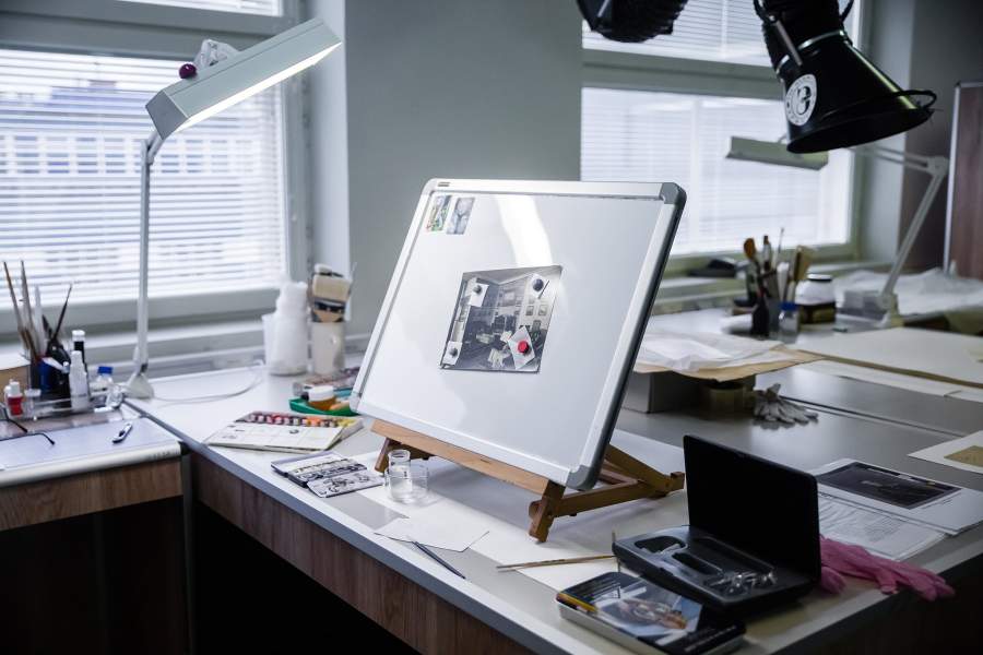 Работа реставраторов Эрмитажа