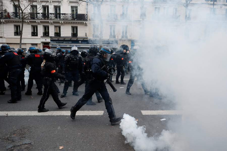 Протесты во Франции
