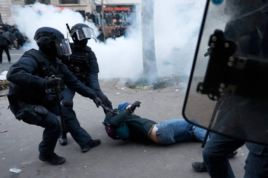 Протесты во Франции