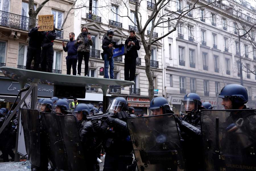 Протесты во Франции