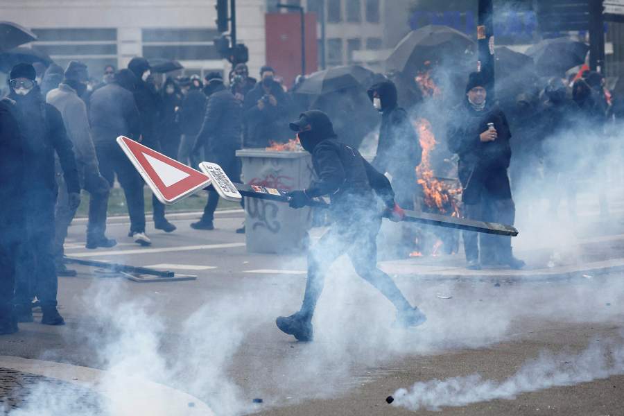 Протесты во Франции