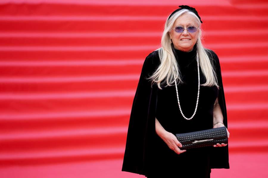 Президент благотворительного фонда "Русский Силуэт" Татьяна Михалкова на церемонии открытия 45-го Московского международного кинофестиваля