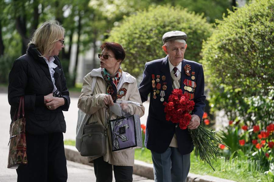 Ветераны в Парке Горького