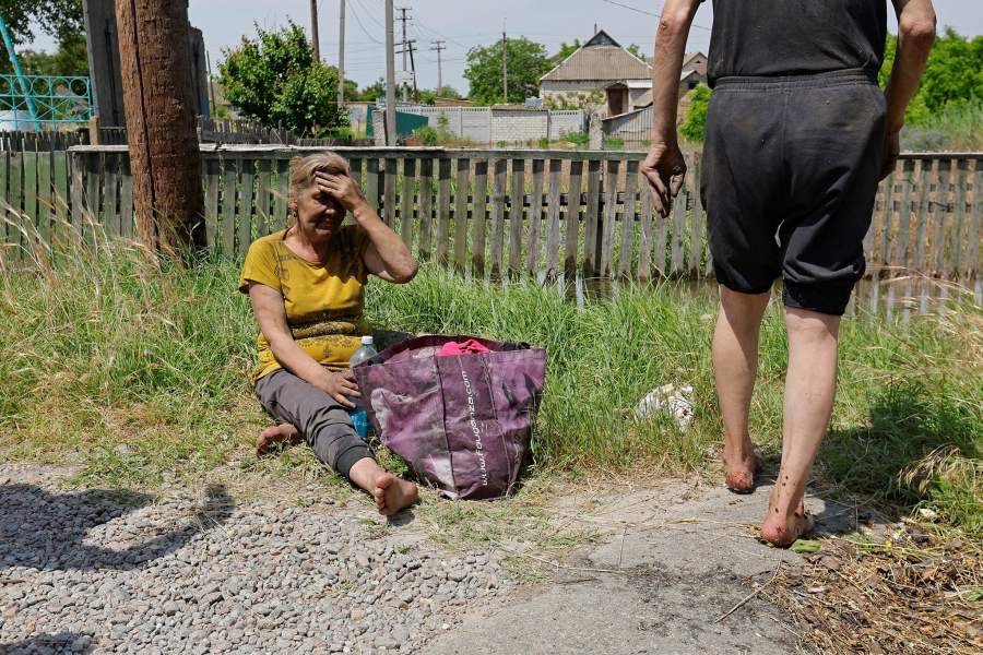 Эвакуация людей из Херсонской области