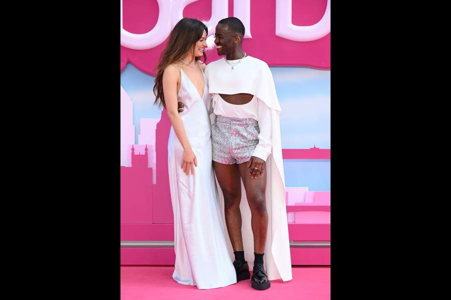 Barbie European Premiere - Arrivals LONDON, ENGLAND - JULY 12: Emma Mackey and Ncuti Gatwa attend the "Barbie" European Premiere at Cineworld Leicester Square on July 12, 2023 in London, England. (Photo by Karwai Tang/WireImage)