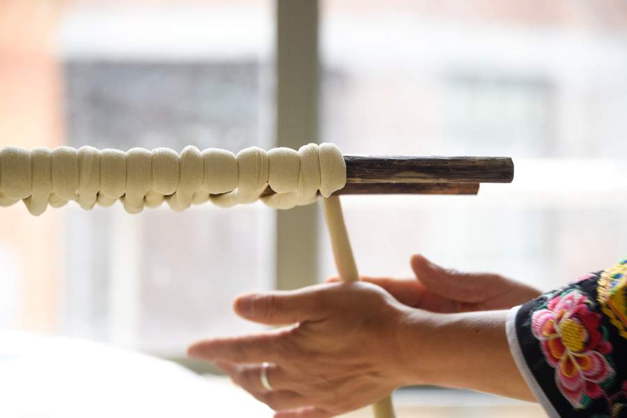 Как делают китайскую лапшу