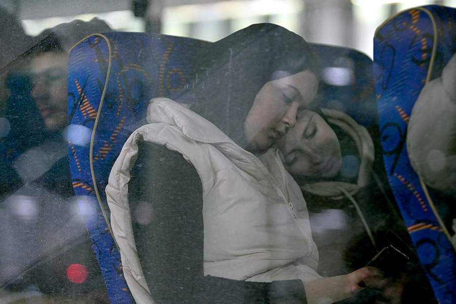 Прибытие эвакуированных граждан РФ из сектора Газа в Москву