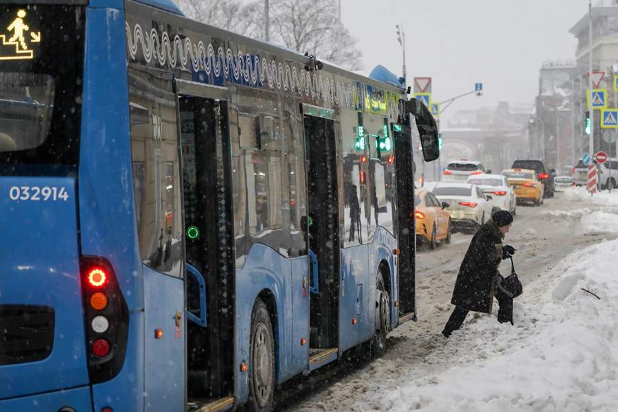 Снегопад в Москве