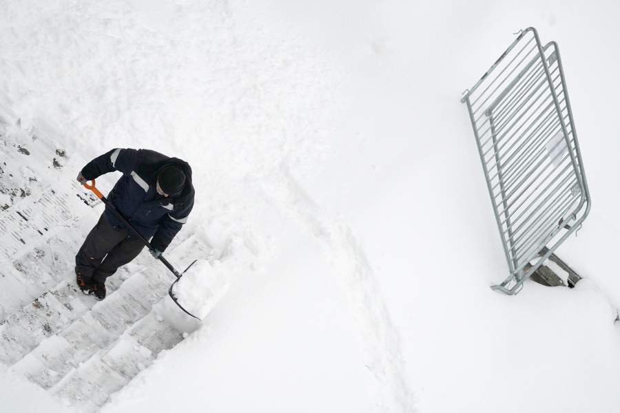 Снегопад в Москве
