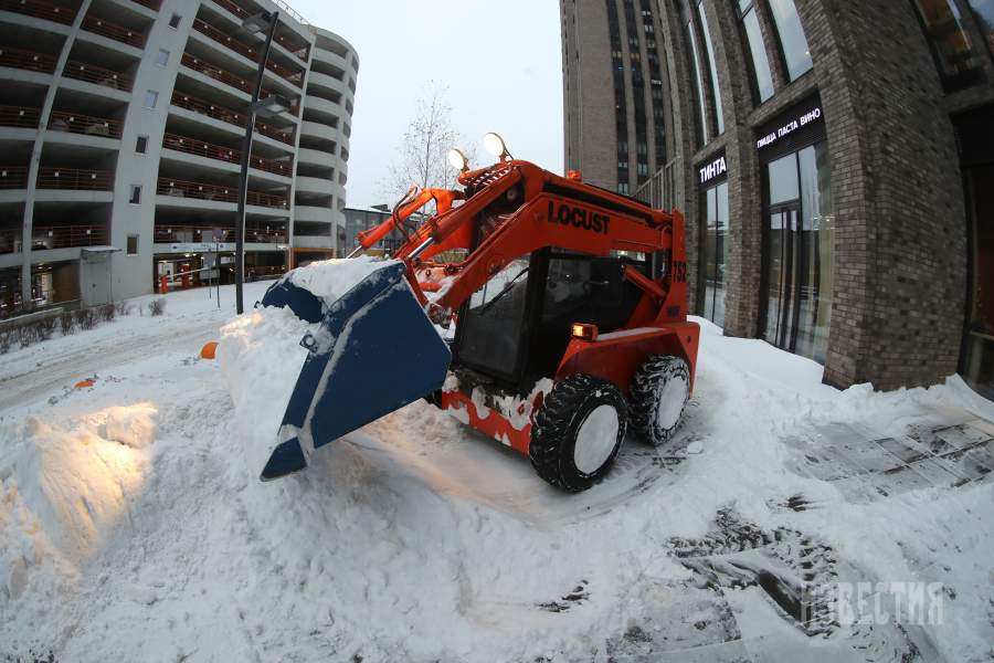 Снегопад в Москве