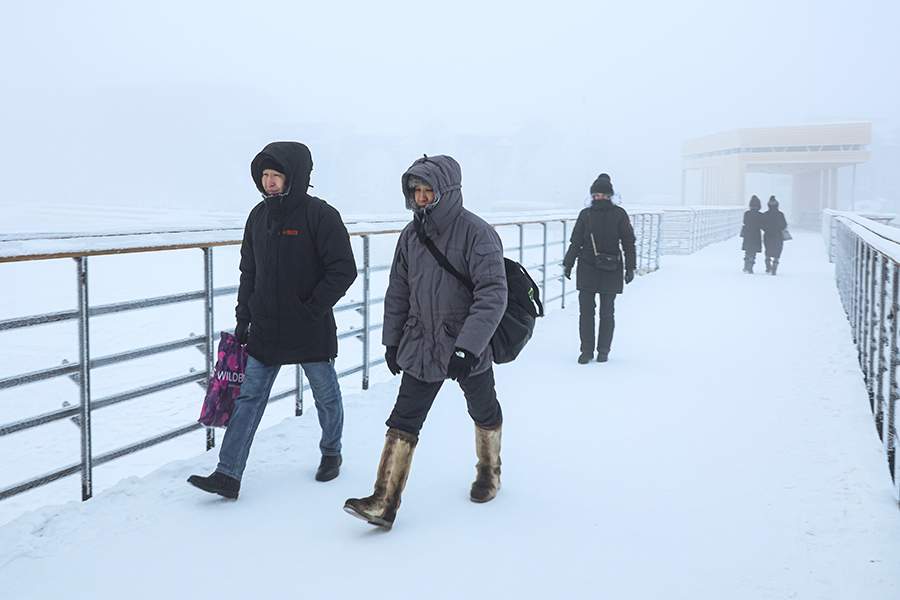 Холод в Якутии