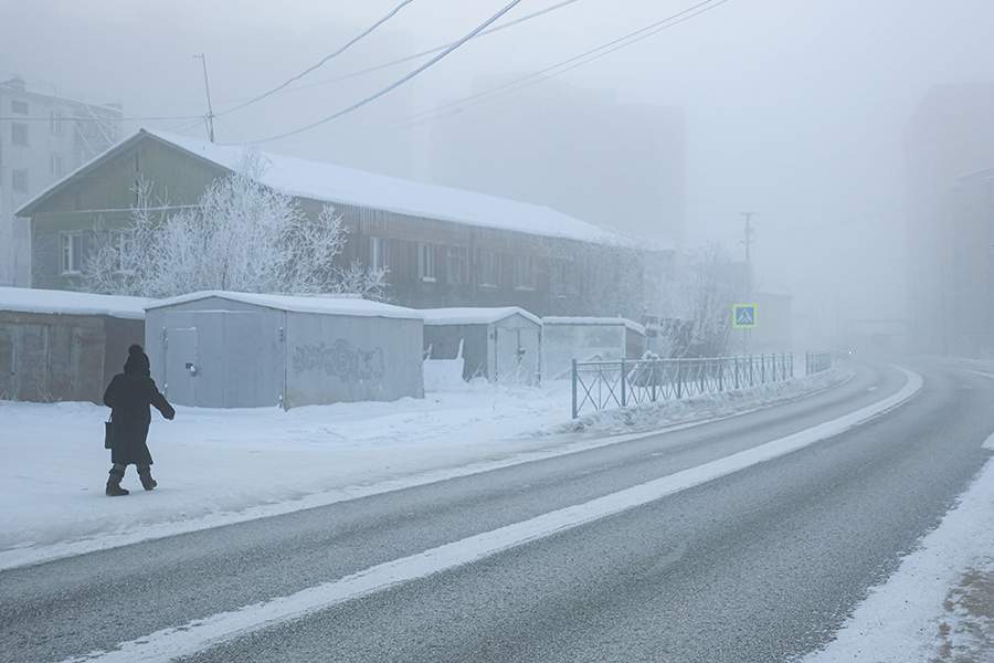 Холод в Якутии