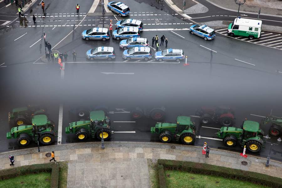 Протесты в Берлине