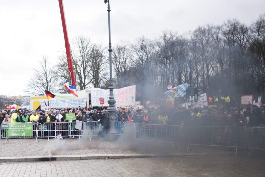 Протесты в Берлине