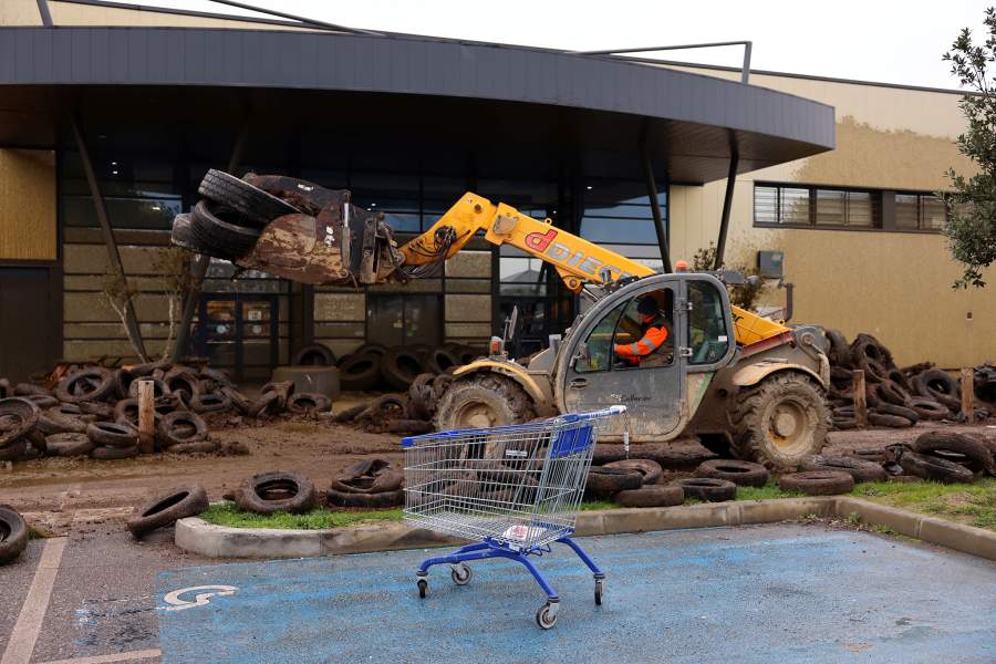 Протесты фермеров во Франции