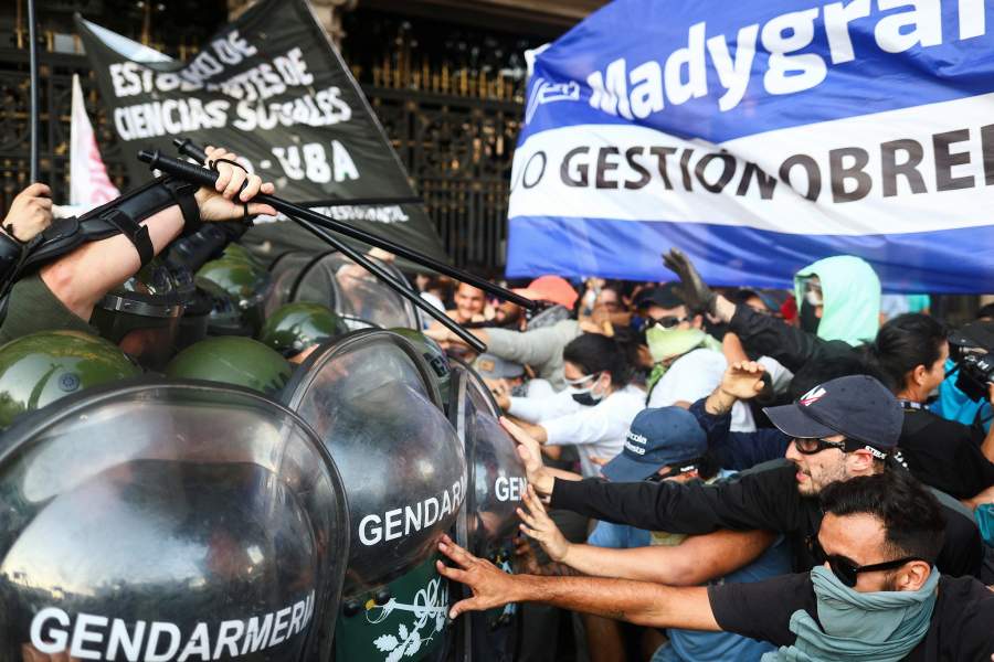 Протесты в Аргентине