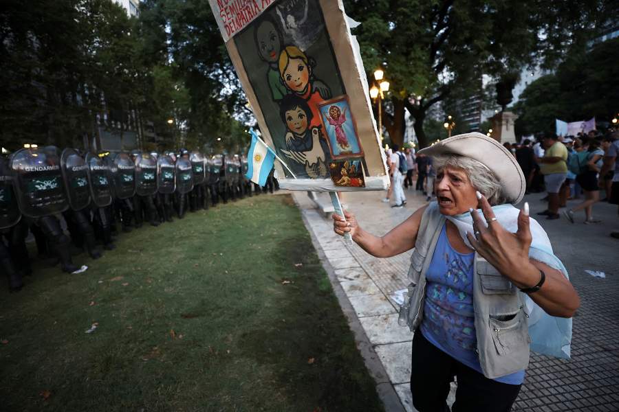 Протесты в Аргентине