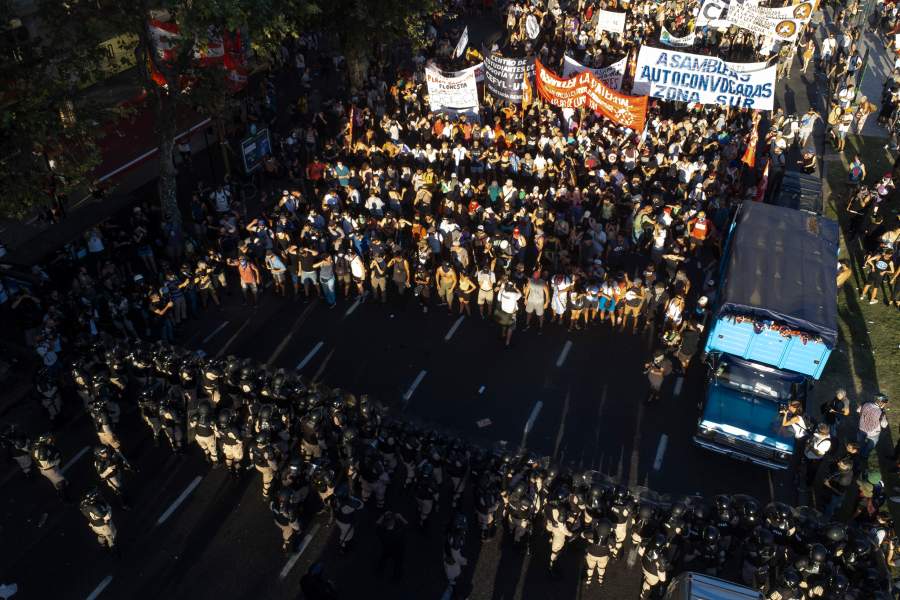 Протесты в Аргентине