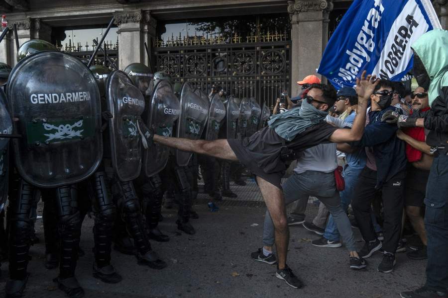 Протесты в Аргентине