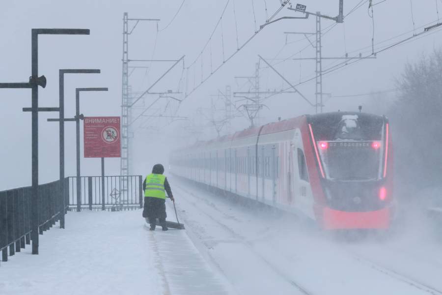 Сильный снегопад в Москве