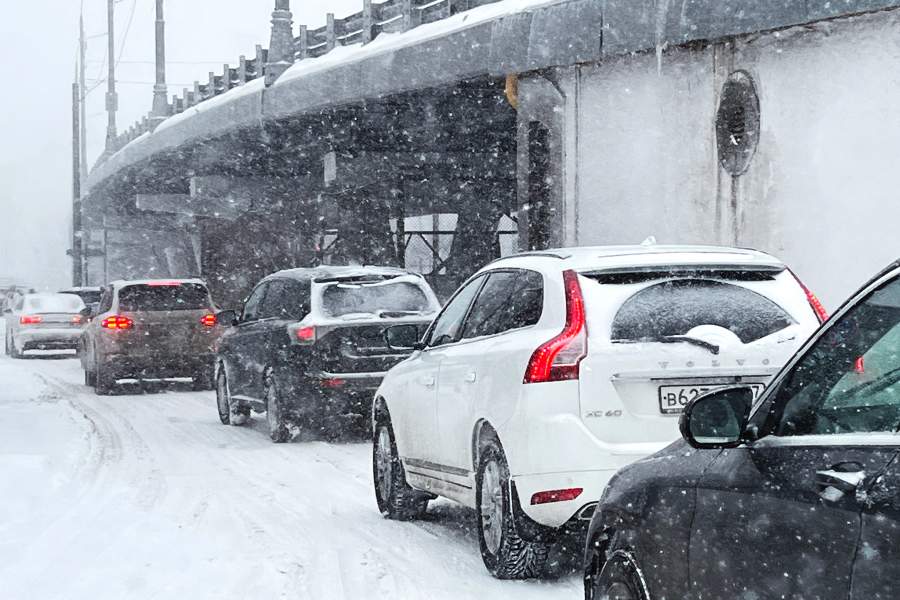 Сильный снегопад в Москве