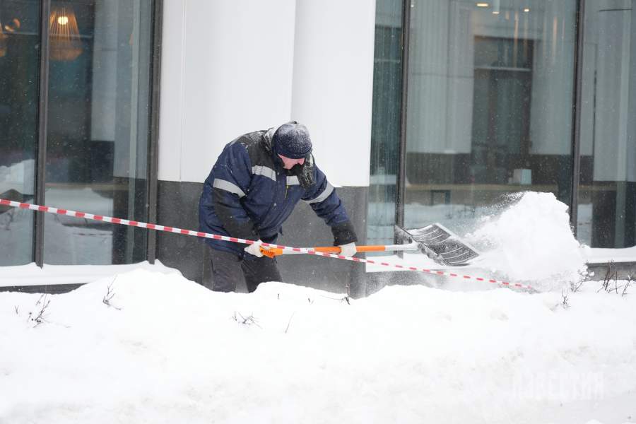 Сильный снегопад в Москве