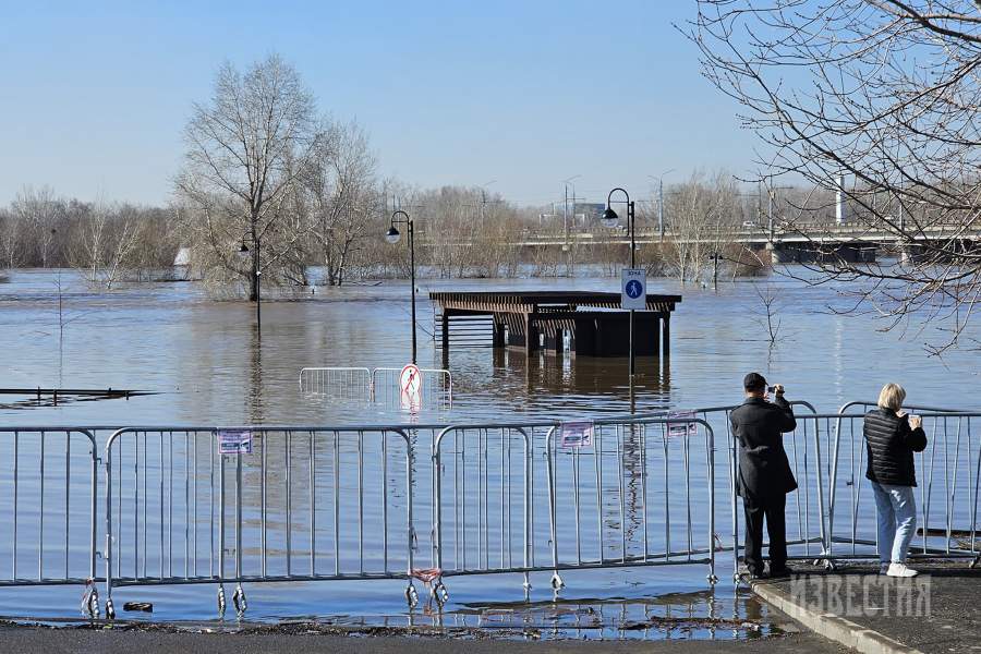 Пик паводка в Оренбурге