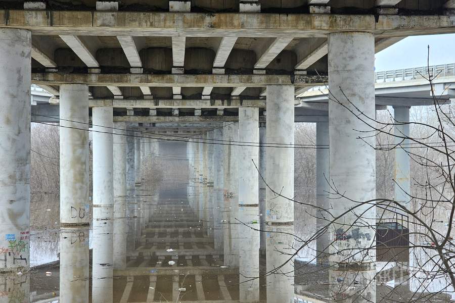 Пик паводка в Оренбурге