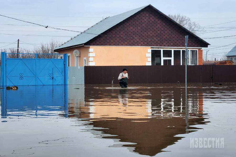 Пик паводка в Оренбурге