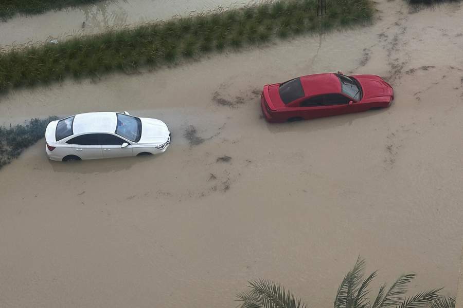 Непогода в Дубае