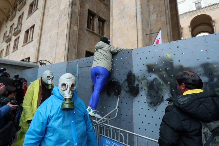 Протесты в Грузии