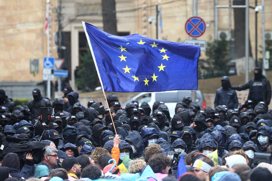 Протесты в Грузии