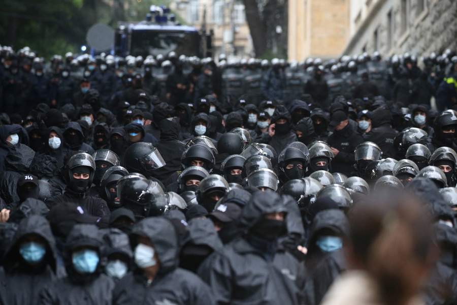 Протесты в Грузии