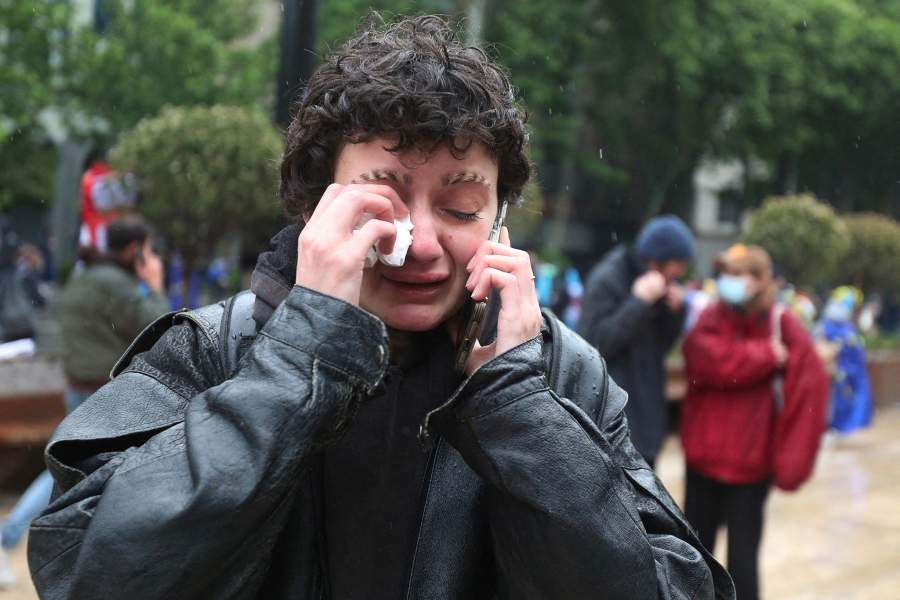 Протесты в Грузии
