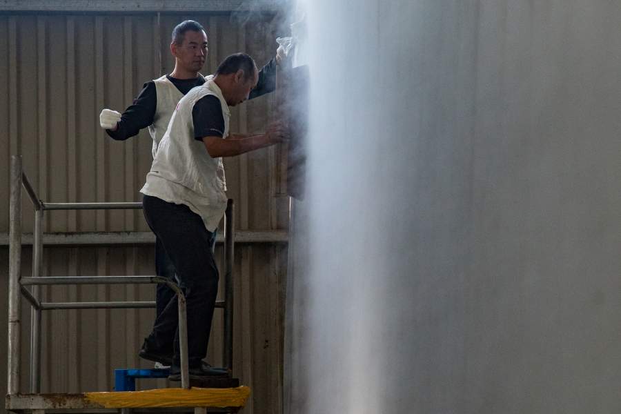 Производство рисовой бумаги «Сюань»